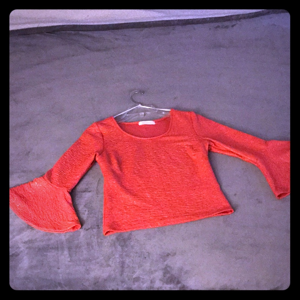 Golden Coral Blouse